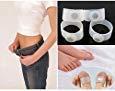 R A Products Acupressure Japanese Therapy Weight Loss Slimming Toe Ring - White view 3