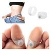 R A Products Acupressure Japanese Therapy Weight Loss Slimming Toe Ring - White view 4