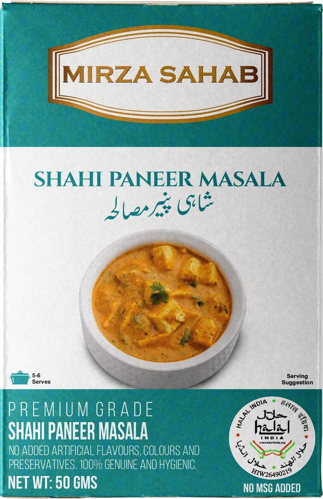 Mirza Sahab Shahi Paneer Masala (Pack of 6 x 50g)