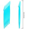 24 Pieces Eyebrow Razor Shaper Trimmer Shaver Women Men Facial Razor with Precision Cover by ACKLLR,Green Pink Yellow view 2