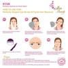 24 Pieces Eyebrow Razor Shaper Trimmer Shaver Women Men Facial Razor with Precision Cover by ACKLLR,Green Pink Yellow view 3