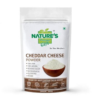 NATURE'S GIFT - FOR THOSE WHO CARE'S Cheddar Cheese Powder (100% Pure Off White) - 100 GM