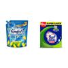 Comfort After Wash Morning Fresh Fabric Conditioner Pouch - 2 L & Matic Top Load Detergent Powder - 4 Kg with Free 2 Kg Combo view 1