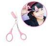 Digital Shoppy 1 PC Pink Eyebrow Trimmer Scissors With Comb Woman Men Hair Removal Grooming Shaping Shaver Eyebrow Trimmer Makeup Tool view 4