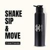 CHUBS Gloss Edition Gym Steel Shaker Mixer 1000 ml Shaker Sports Water Bottles 1 Litre Water Bottle for Men Leakproof, Rust free-1000 ml Steel Water Bottle Black view 3