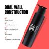 CHUBS Gloss Edition Gym Steel Shaker Mixer 1000 ml Shaker Sports Water Bottles 1 Litre Water Bottle for Men Leakproof, Rust free-1000 ml Steel Water Bottle Black view 4