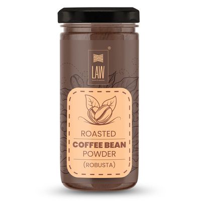 looms & weaves - Freshly Ground Robusta Coffee Beans (Organically Grown, Single Origin, Farm Direct produce, Medium Dark Roast & Fine Powder) (Filter Coffee Powder)- 100 gm