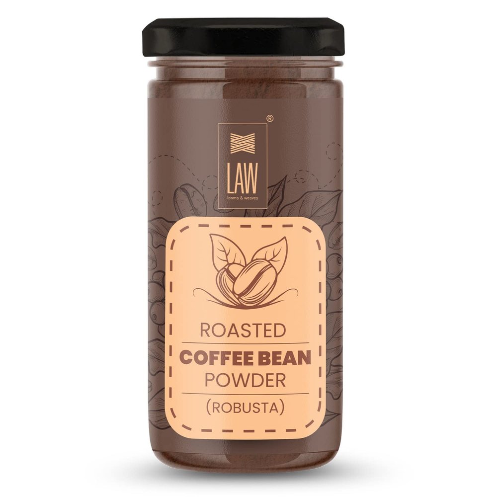 looms & weaves - Freshly Ground Robusta Coffee Beans (Organically Grown, Single Origin, Farm Direct produce, Medium Dark Roast & Fine Powder) (Filter Coffee Powder)- 100 gm