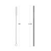 OKGD Set of 20 Stainless Steel Straws Long 8.5 Inch Drinking Metal Straws Reusable Drinking Straws for 20 OZ (20 Straight| 5 Brushes) view 2