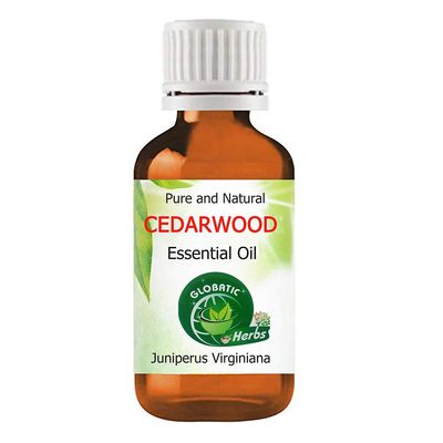 Globatic Herbs CEDARWOOD Essential Oil 30ml (Juniperus virginiana/Cedrusdeodora) Organic, Undiluted, Aromatherapy & 100% Therapeutic Grade