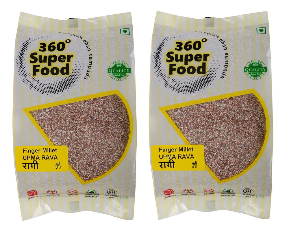 360 Super Food Finger Millet Upma Rava (Pack of 2)