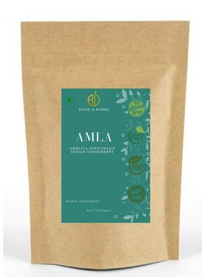 A D Food and Herbs Organic Dry Amla/Indian Gooseberry (100 Grams)