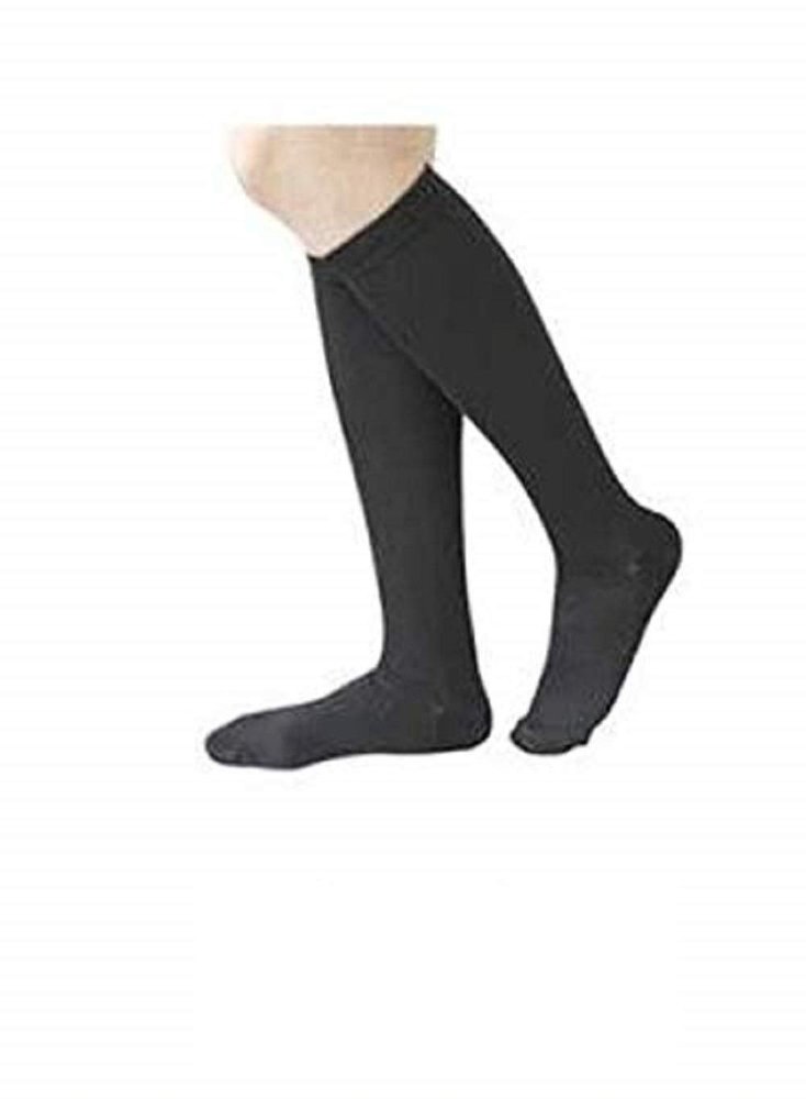 Digital Shoppy Unisex Medical Compression Socks Pressure Varicose Veins Leg Relief Pain Knee High Stockings Socks 1Pair (Black, L/XL)