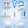 Garden Of Arts Tongue Cleaner Scrapers For Oral Care Tounge Scrapers Manual Brush Great For Adult Kids (Pack Of 2),Multicolour view 3