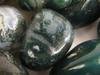 5 Piece Green Moss Agate Tumbled Stones (About 0.75-1 Inch) - Healing Stones, Metaphysical Healing, Chakra Stones for Wicca, Reiki, Healing, Metaphysical, Chakra, Positive Energy or Gift view 3