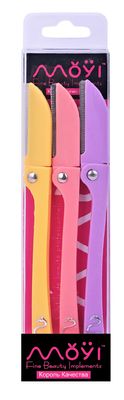 Moyi Eyebrow Facial Hair Remover Epilator Razors For Women (Pack of 3)