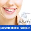 Dental Check 90 Retainer & Denture Cleaning Tablets | 4 Month Supply | Remove Bad Odors, Plaque, Stains from Dentures, Night Guards, Mouth Guards & Removable Appliances | Plastic Dental Bath Included! view 3