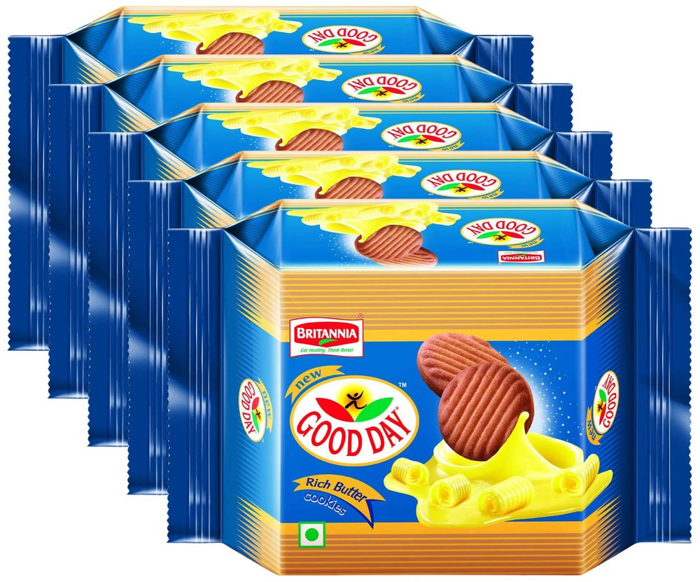 Britannia Good Day Butter, 150g (Buy 4 Get 1, 5 Pieces) Promo Pack