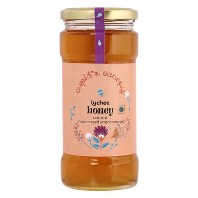 CUPID'S CANOPY Lychee Honey 500 GMS 'Natural Unprocessed Unpasteurized' from Lychee Flowers
