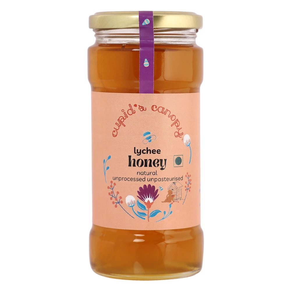 CUPID'S CANOPY Lychee Honey 500 GMS 'Natural Unprocessed Unpasteurized' from Lychee Flowers
