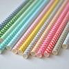 Amit Marketing Paper Straws I Biodegradable, Disposable, & Eco-Friendly I Pipe for Juices, Shakes, Smoothies, Party Supplies Decorations I 7.75Inch Long, Random Color I Pack of 200 (6 mm - 100 Pcs, 8 mm - 100 Pcs) view 4