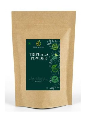 A D Food & Herbs Organic Triphala Powder (100 Gms)