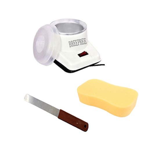 BREEPREE Wax Heater Combo with Wax Spatula Knife + Sponge