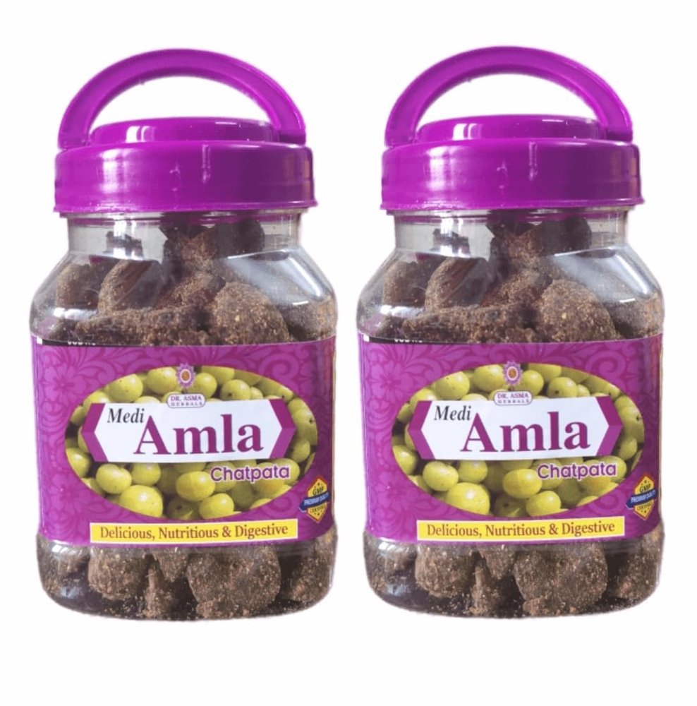 Dr. Asma Herbals Amla Chatpata | Digestive Amla, Nutritious & Delicious | Pack of 2 x 400g