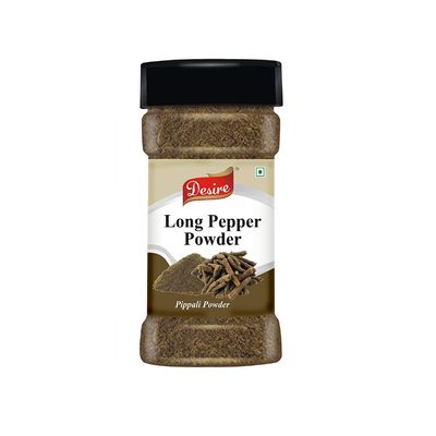 Desire Long Pepper Powder - 100g | Authentic Spice from India | Ideal for Cooking, Seasoning, and Ayurvedic Use | Non-GMO, Gluten-Free (Natural Pippali Powder)