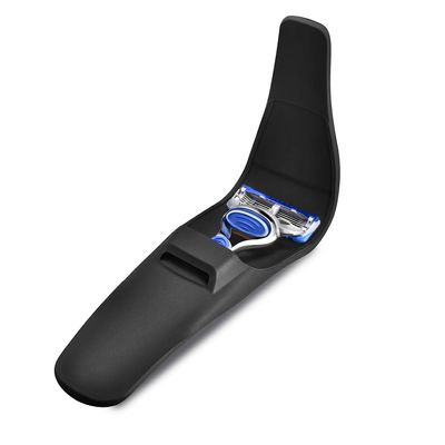 TeaiEei Razor Case for Travel Silicone Safety Waterproof for Gillette Parker Merkur Soft Shaver Case Carrying Cover Bag