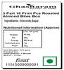 Ghasitaram Gifts Rakhi Gifts for Brothers Rakhi Sweets - 5 Part 18 Print Pcs Roasted Almond Bites Box with Beads Rakhi view 2