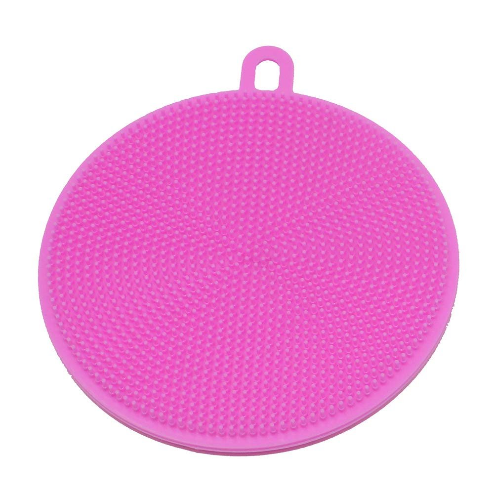 Decdeal Multi-Purpose Safe Silicone Brush Cleaning Mat Pads Heat-Resistant Dish Washing Brush Cleaner Scrubber Kitchen Supplies