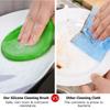 Decdeal Multi-Purpose Safe Silicone Brush Cleaning Mat Pads Heat-Resistant Dish Washing Brush Cleaner Scrubber Kitchen Supplies view 2