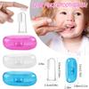 AKOAK 1 Pack Useful Baby Finger Toothbrush Soft Silicone Baby Training Toothbrush with Storage Box, Baby Teeth Cleaning Massage Oral Care (Pink) view 4