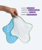 Rebelle Reusable Cloth Panty Liners Pack of 8 (Regular) | Safest Panty Liners | Easy to Wash | For Spotting & Leaks | Everyday Wear | Super Absorbent | Rash Free Cotton Fabric | Lasts Up To 12 months view 3