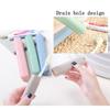 NEXCURIO Plastic 4 Pack Travel Toothbrush Case, Nexcurio Portable Breathable Toothbrush Holder For Travel/Camping/School/Home, Green view 4
