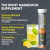 Fast&Up Magnesio - Restful Sleep Supplement - Magnesium & Zinc for Stress Management & Promoting Deep Sleep (60 Effervescent Tablets, Lime & Lemon Flavor) view 2