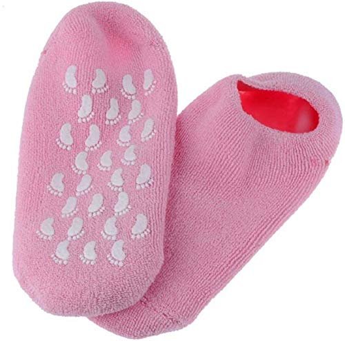 JOFIX Cotton Skin Repair Cracked Moisturizing Treatment Gel Spa Socks for Vitamin E and Oil Infused baby Boy Girl Set Combo 1 Pair