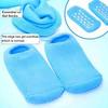 JOFIX Cotton Skin Repair Cracked Moisturizing Treatment Gel Spa Socks for Vitamin E and Oil Infused baby Boy Girl Set Combo 1 Pair view 2