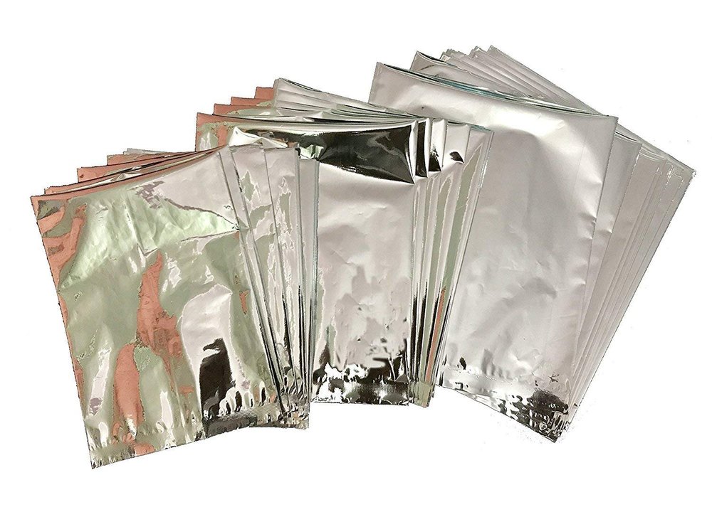 Amit marketing Silver Foil Bag 750 Gram, To Multi Pal Use (Pack of 100 PC)