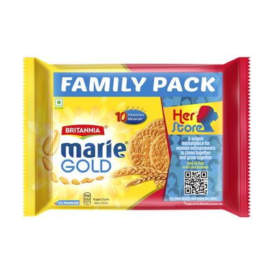 Britannia Marie Gold Biscuits, 5 N x (190g+20g EXTRA)=1.05kg