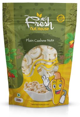 Fresh Nut House Plain Split Cashew Nut (2 Pieces) 250 Grams