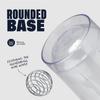 BlenderBottle Pro Series Shaker Bottle, 24-Ounce, Black/Clear view 3