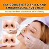 Nose Wax Nose Hair Wax Kit for Men and Women Nose Hair Removal Wax 50g Wax 20 Wax Applicators 10 Nose Wax Pod 1 Measuring Cup 8 Moustache Stencils view 2