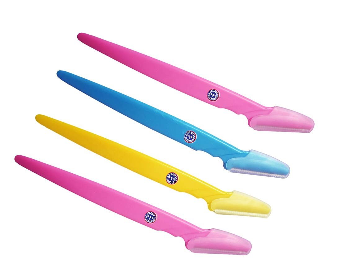 Eyebrow Razor (Multicolour) - Pack of 4