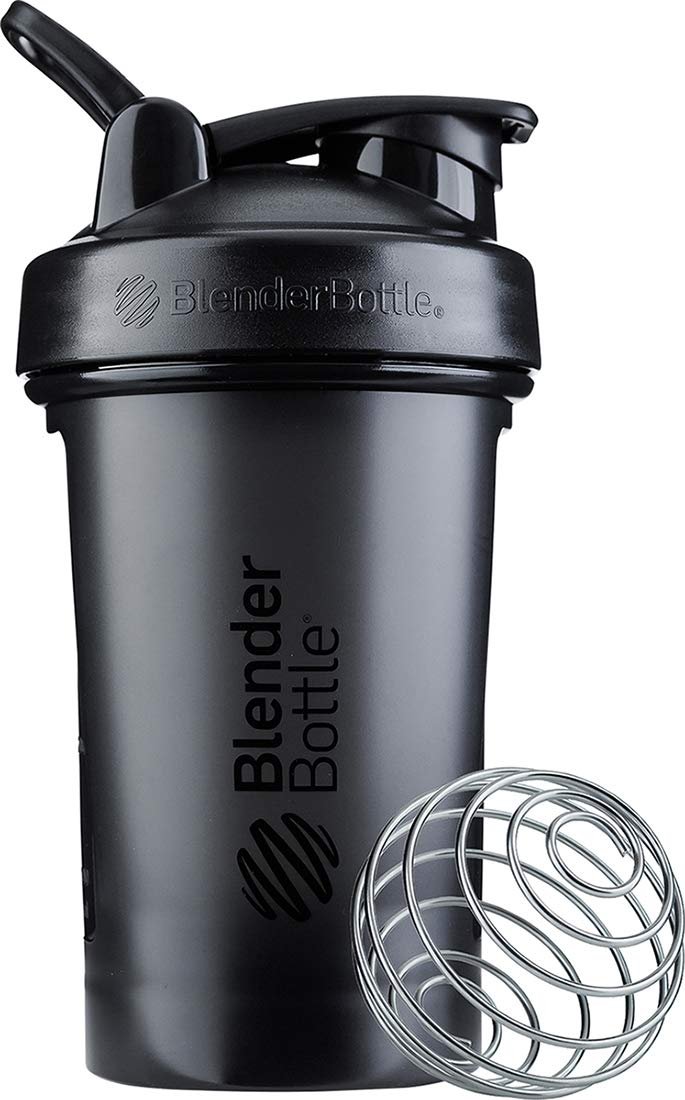 BlenderBottle Classic V2 Shaker Bottle, 20-Ounce, Black