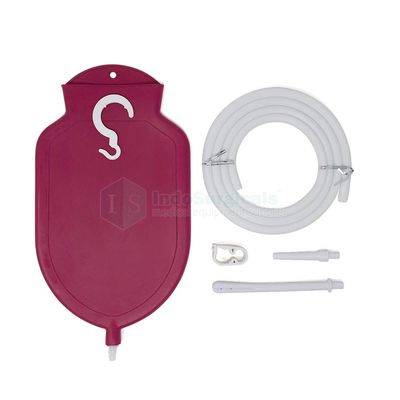 IS IndoSurgicals Rubber Enema Kit For Home, 1 Liter