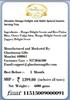 Ghasitaram Gifts Rakhi Gifts for Brothers Rakhi Sweets - Wooden Mango Delight and Rakhi Special Sweets Serving Tray with 2 Beads Rakhi view 2