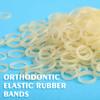 AnhuaDental 500 pcs Orthodontic Elastics Bands for Braces,3.5 Ounces Heavy Dental Rubber Traction Bands(100 Pieces/Pack) view 2