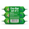 Exo Dishwash Bar 200gm X 3 | Complete Dishwashing Solution With Anti-Bacterial Efficacy & Goodness of Ginger Remove Tough Grime Stains With Ease | Experience Hygienic & Superior Cleaning view 3